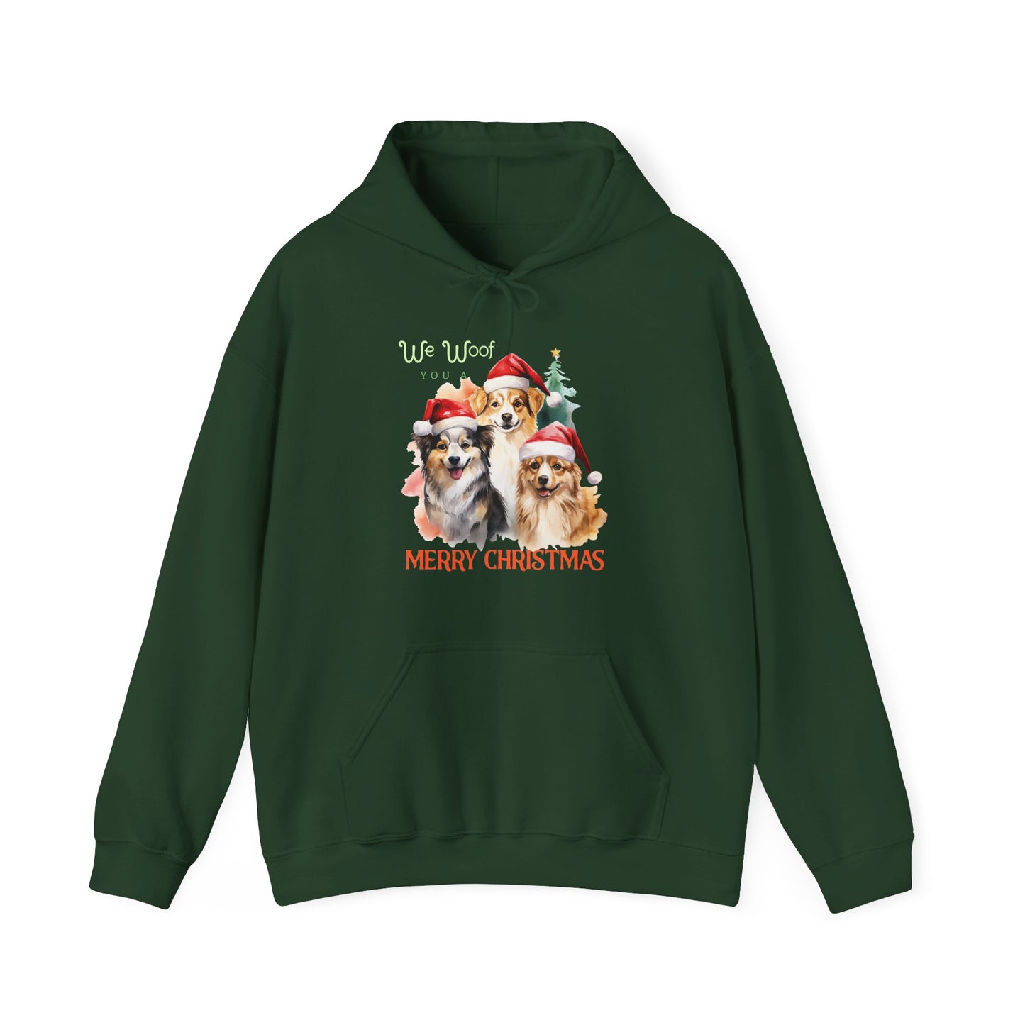 We Woof You Merry Christmas Hoodie 🎄🐾