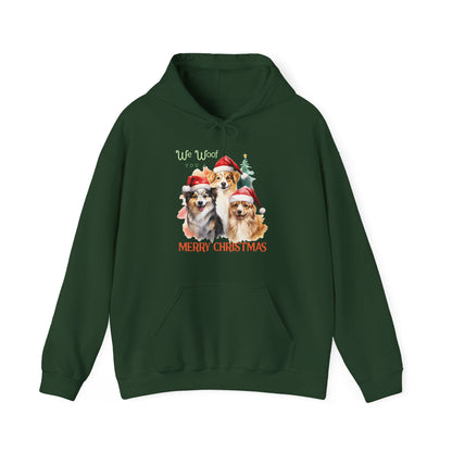 We Woof You Merry Christmas Hoodie 🎄🐾