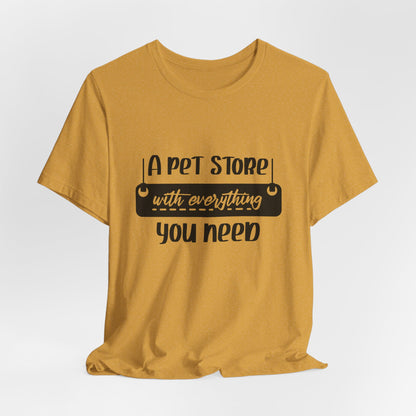 "Pet Lover Unisex T-Shirt – Funny Pet Store Graphic Tee"