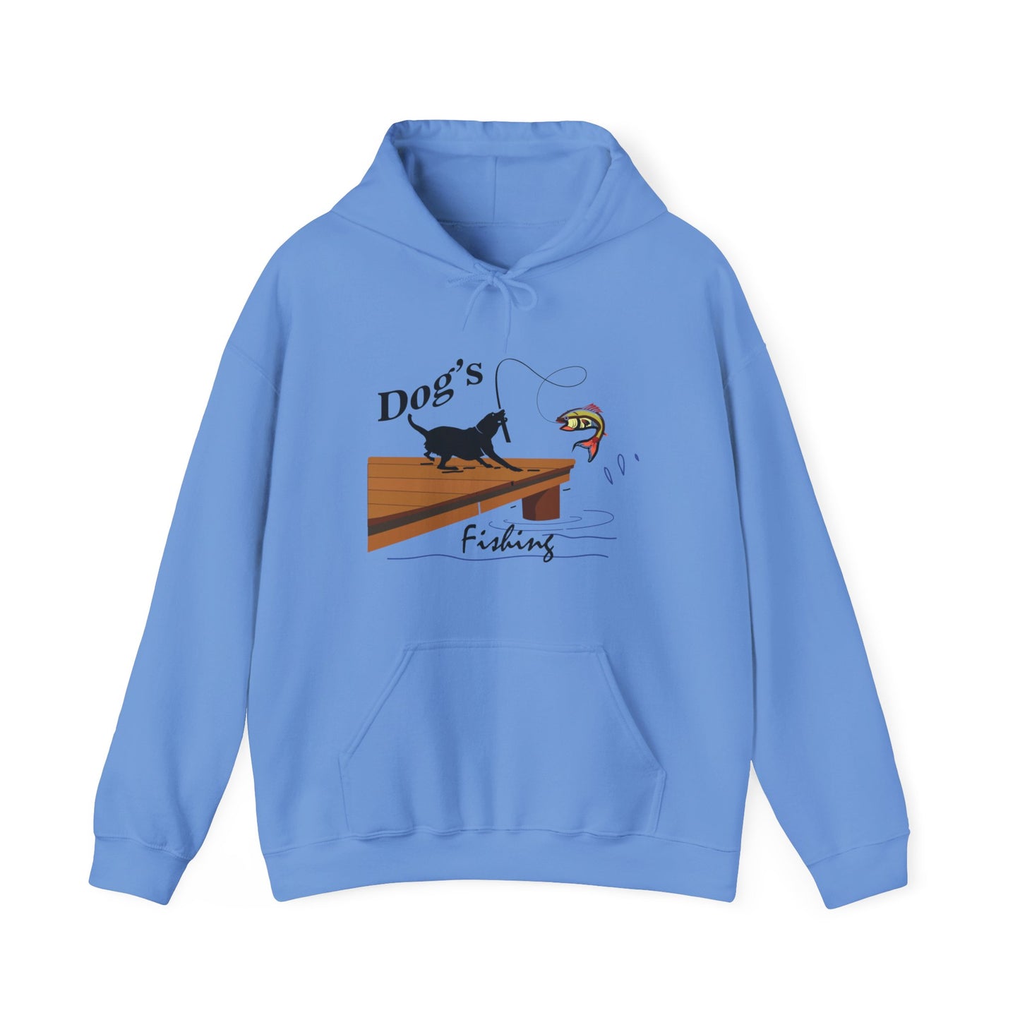 Dog's Fishing Adventure Unisex Hoodie