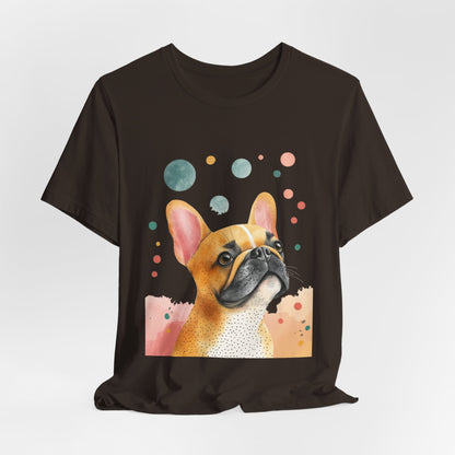 Playful Frenchie Vibes – Unisex T-Shirt