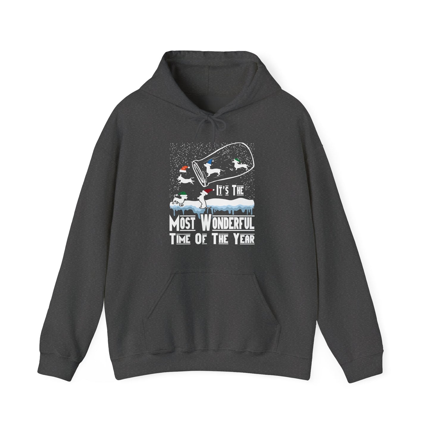 Dachshund Snow Globe Hoodie | Most Wonderful Time