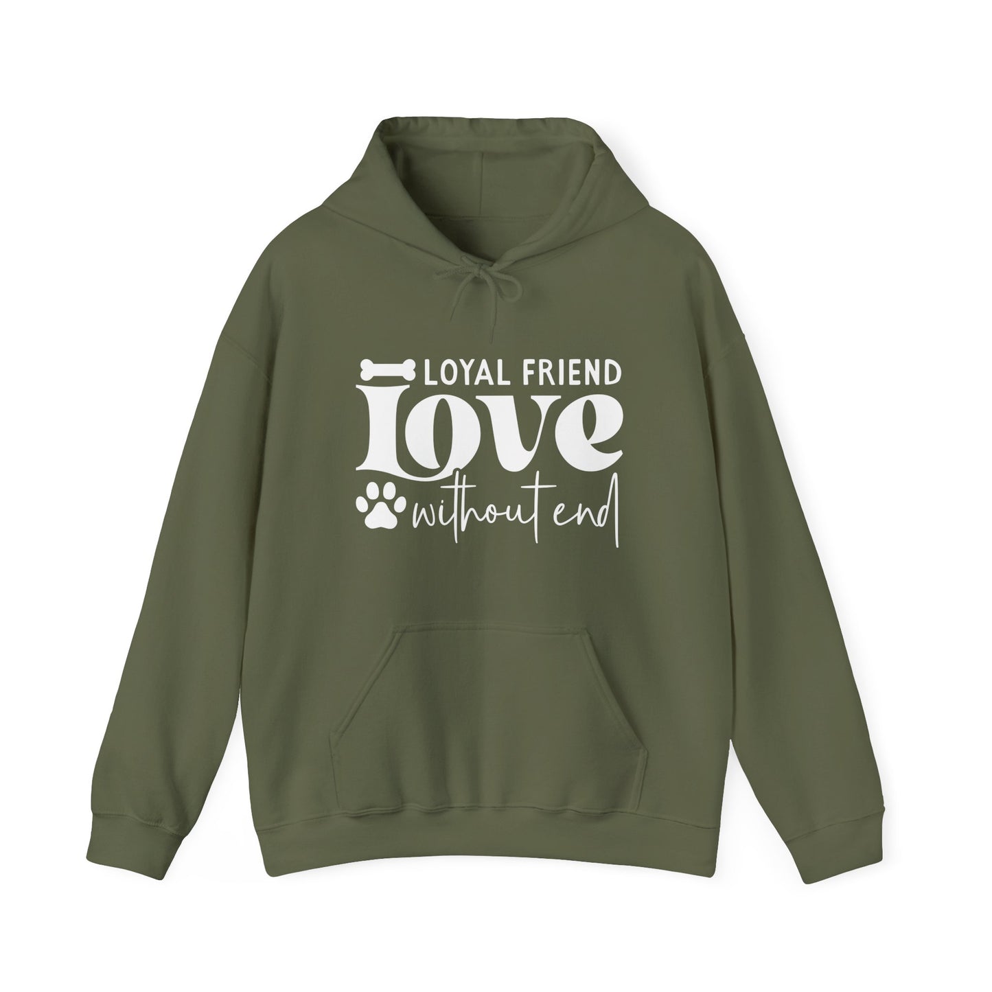 Loyal Friend Love Without End Hoodie | Dog Lover Gift