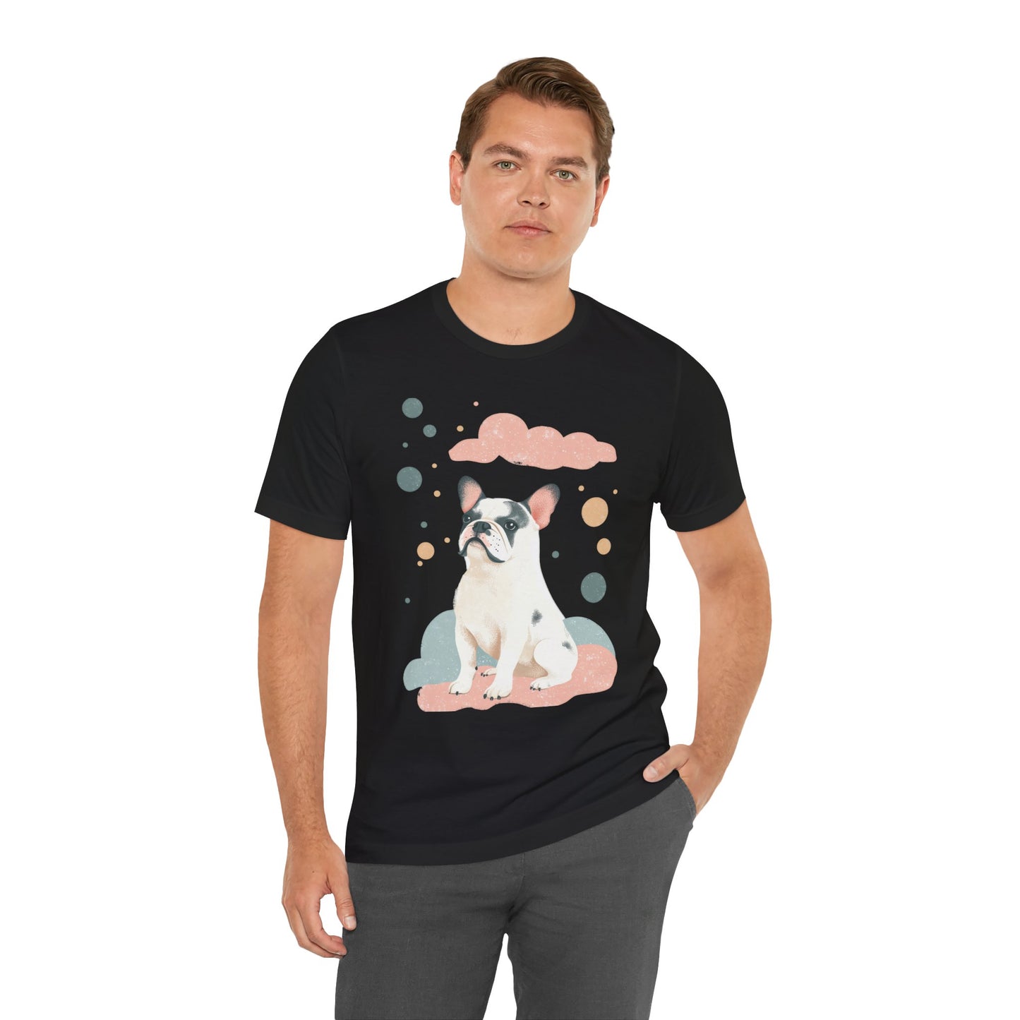 Dreamy Bulldog Skies – Unisex T-Shirt