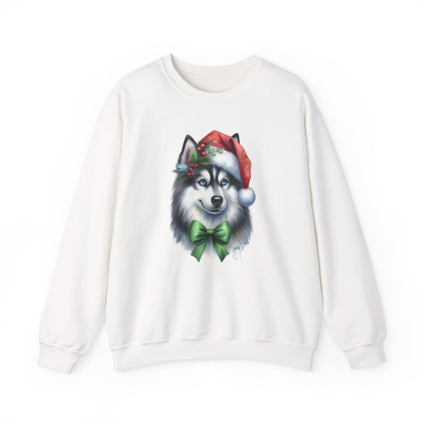 Husky Santa Sweatshirt | Festive Christmas Dog Sweater