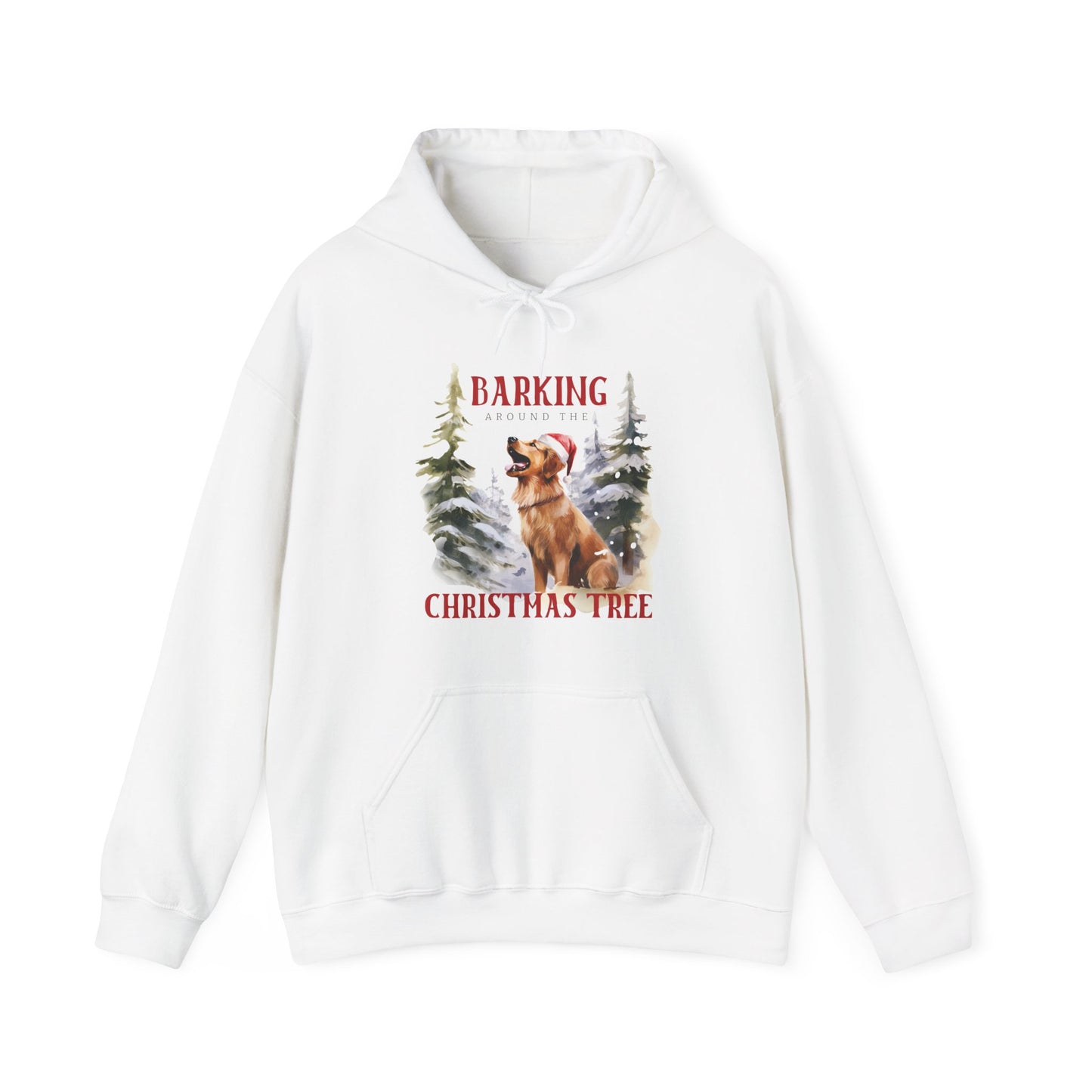 Barking Around the Christmas Tree Hoodie