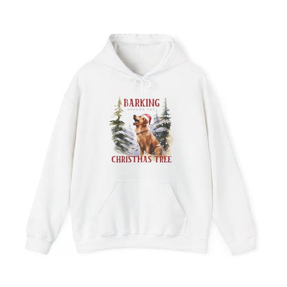 Barking Around the Christmas Tree Hoodie