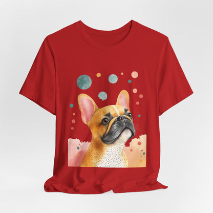 Playful Frenchie Vibes – Unisex T-Shirt