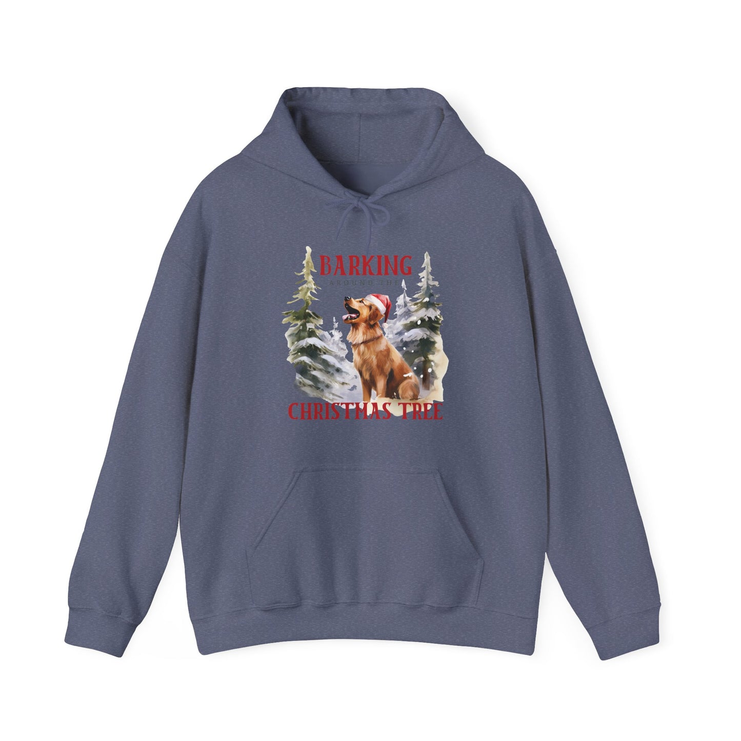 Barking Around the Christmas Tree Hoodie
