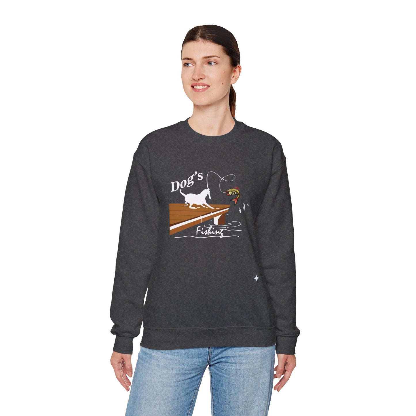 Dog's Fishing Trip Unisex Sweatshirt