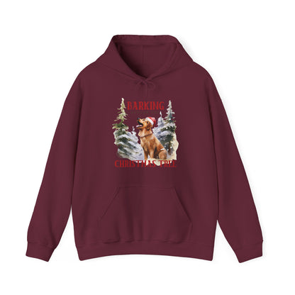 Barking Around the Christmas Tree Hoodie