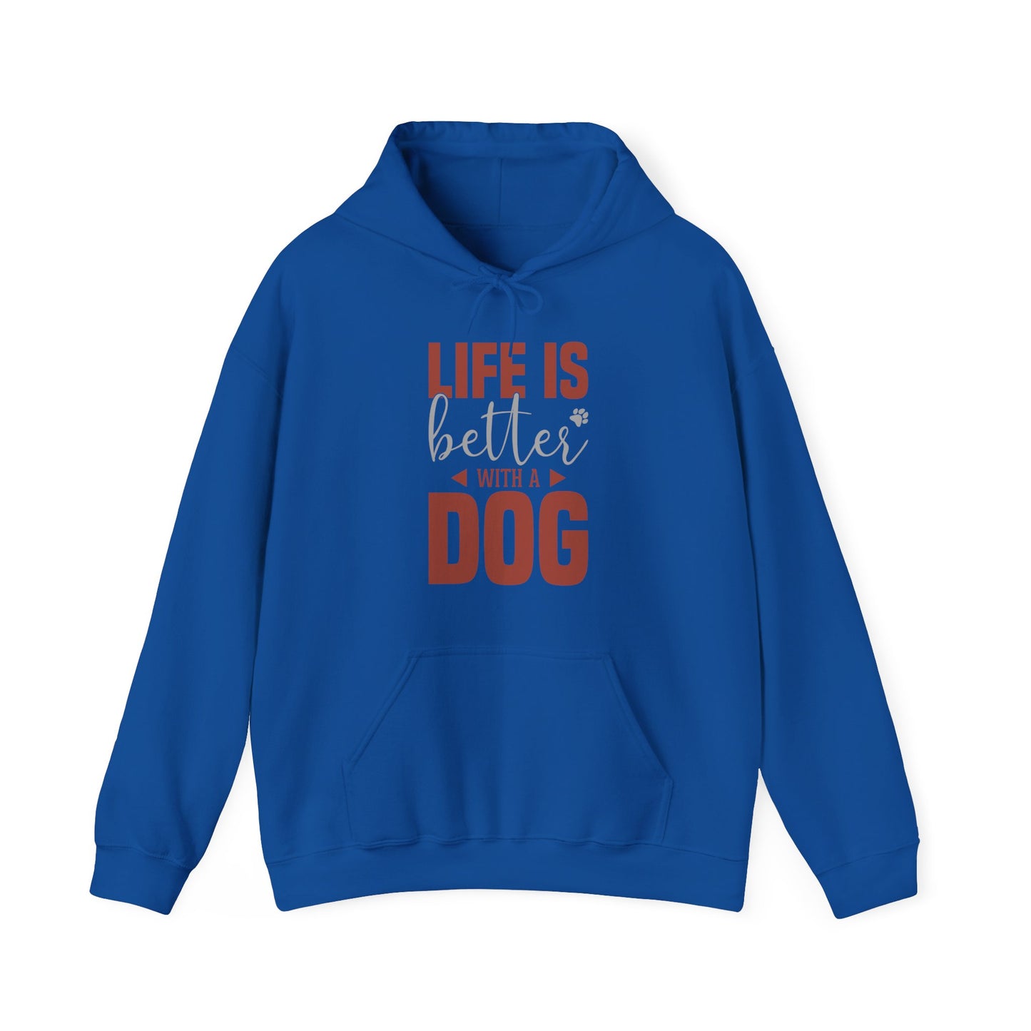 “Life Is Better With a Dog” Unisex Hoodie
