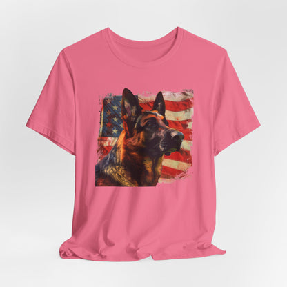 German Shepherd Patriotic Unisex T-Shirt