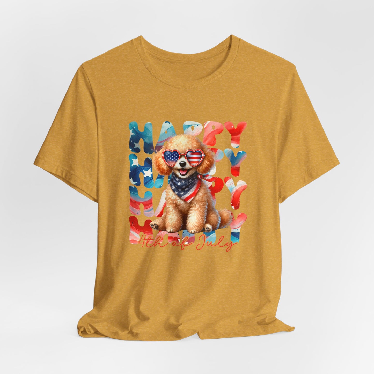"Patriotic Pup – 4th of July Celebration Tee"