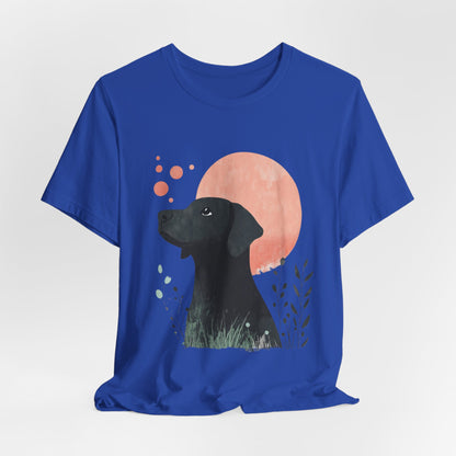 Blackmouth Cur Minimalist Moon Unisex Tee
