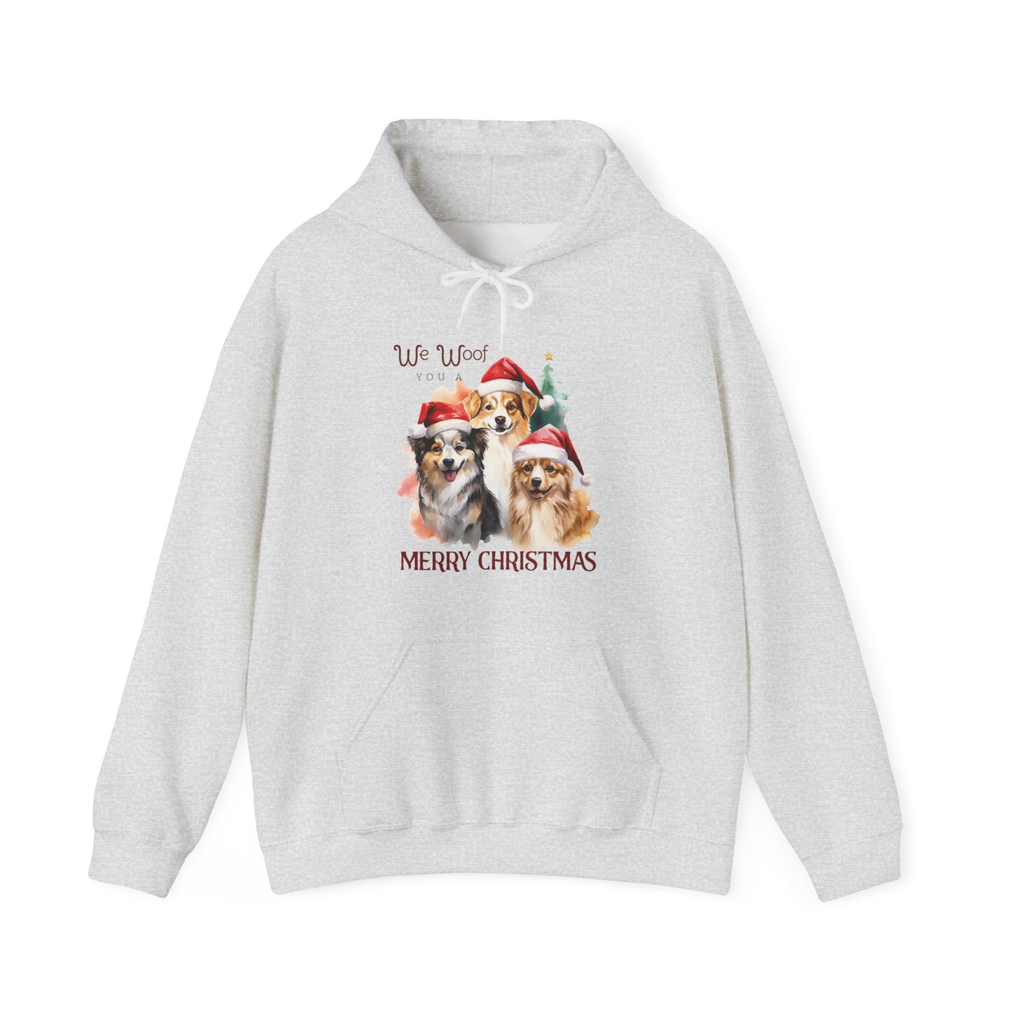 We Woof You Merry Christmas Hoodie 🎄🐾