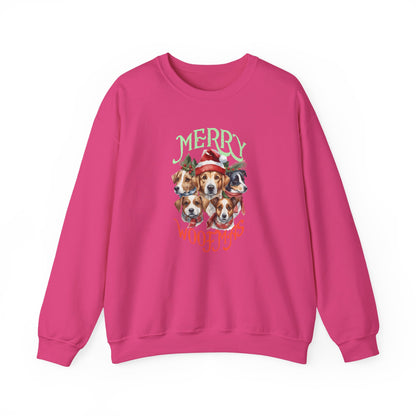"Merry Woofmas" Dog Pack Christmas Unisex Sweatshirt