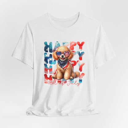 "Patriotic Pup – 4th of July Celebration Tee"