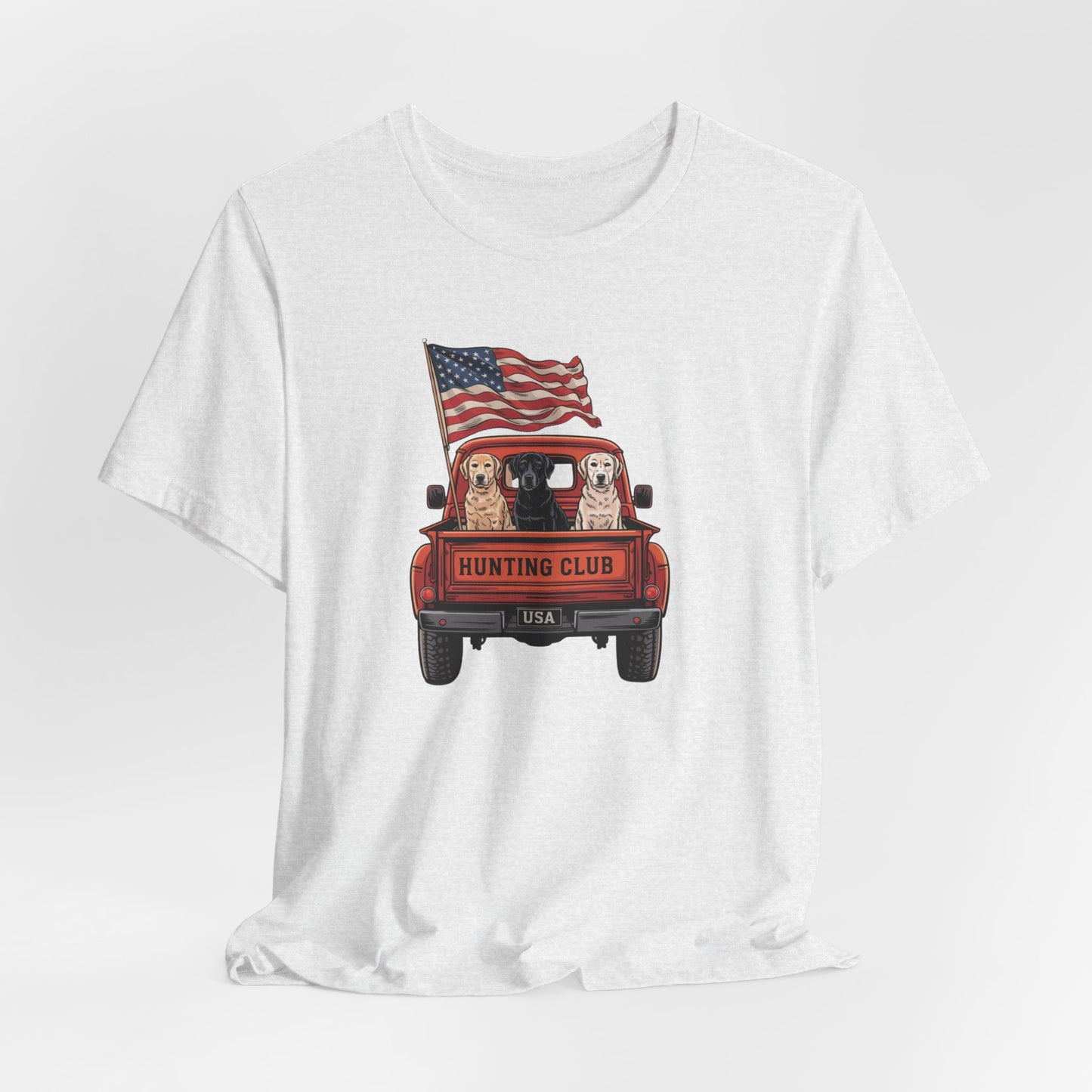 "Hunting Club USA – Vintage Truck & Lab Trio Tee"
