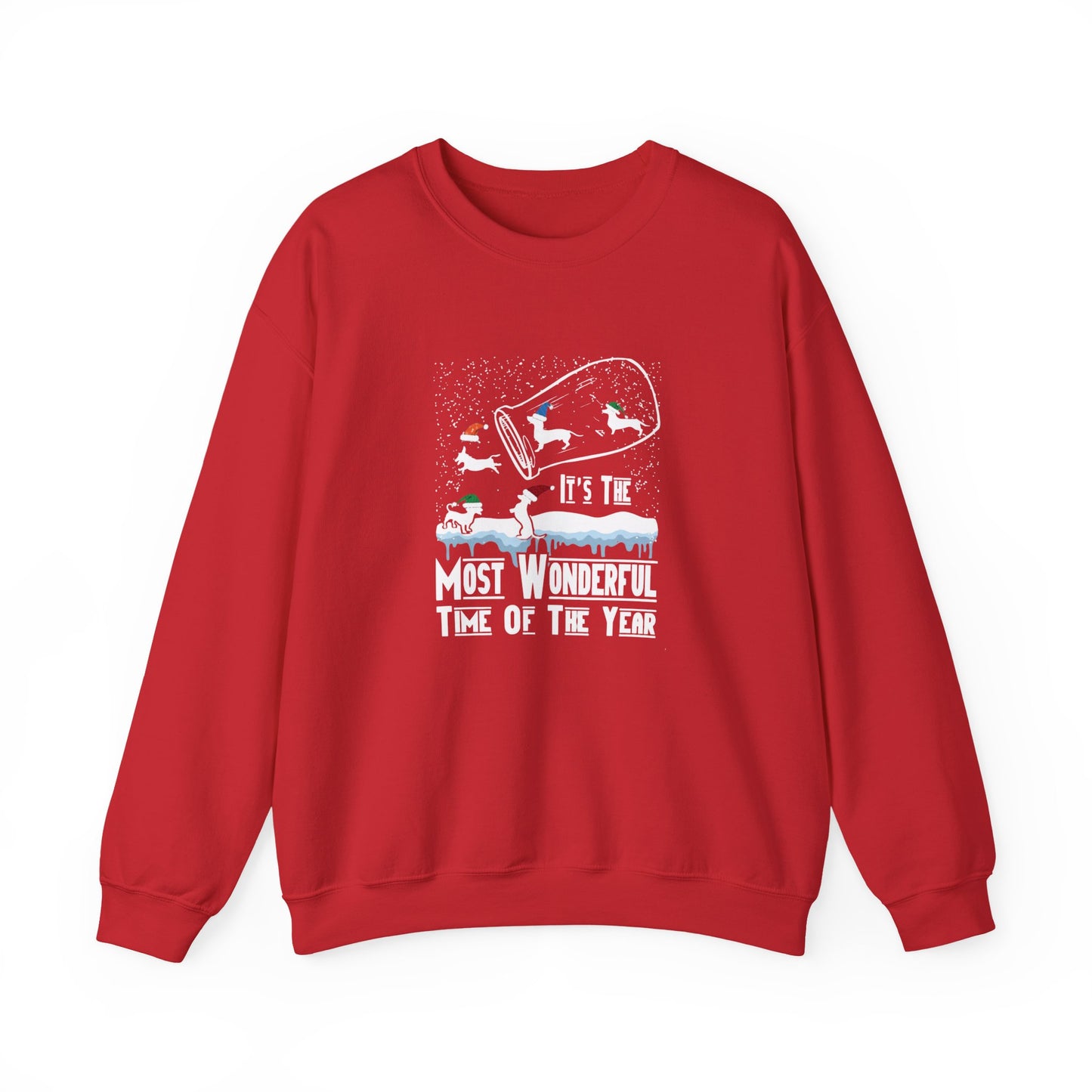 Dachshund Snow Globe Sweatshirt | Wonderful Wiener Time