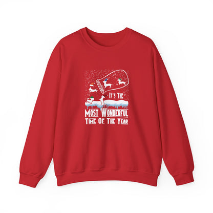Dachshund Snow Globe Sweatshirt | Wonderful Wiener Time