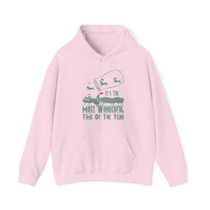 Dachshund Snow Globe Hoodie | Most Wonderful Time