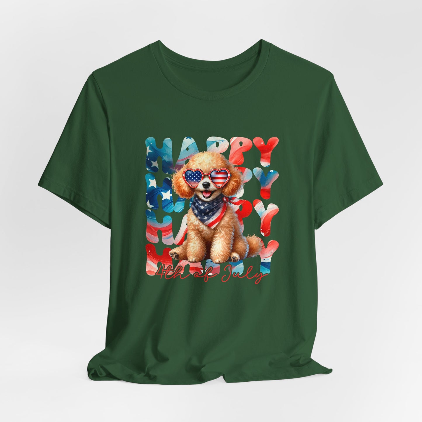 "Patriotic Pup – 4th of July Celebration Tee"