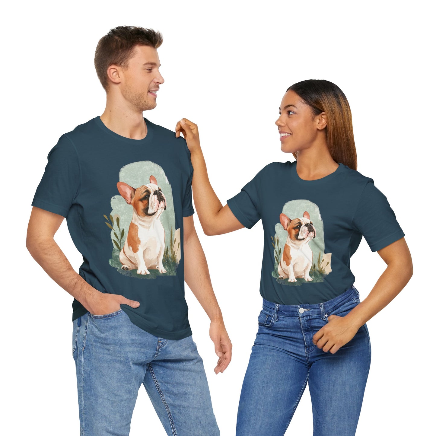 Regal Bulldog Charm – Unisex T-Shirt