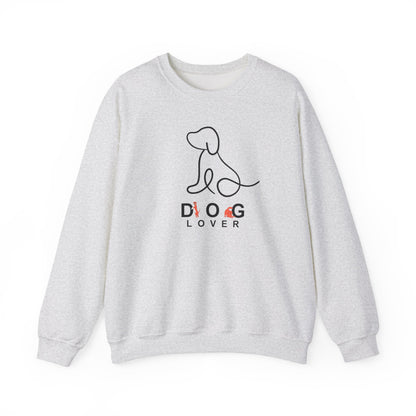 Minimalist One-Line "Dog Lover" Sweatshirt