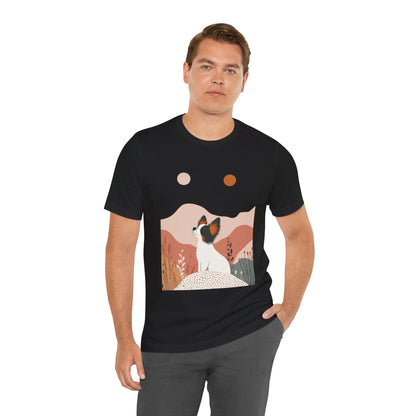 Papillon Spirit – Unisex Artistic Dog T-Shirt