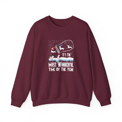 Dachshund Snow Globe Sweatshirt | Wonderful Wiener Time