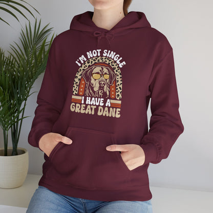 Great Dane Life Hoodie | Funny Not Single Dog Mom Gift