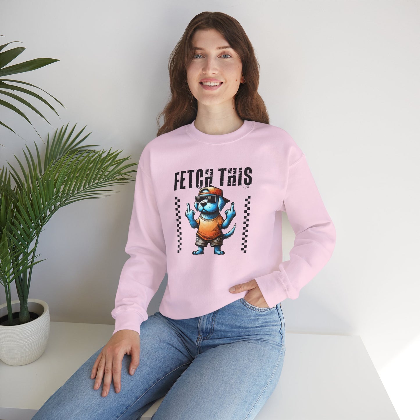 Funny Fetch This Dog Sweatshirt | Sassy Pup Unisex Sweatshirt