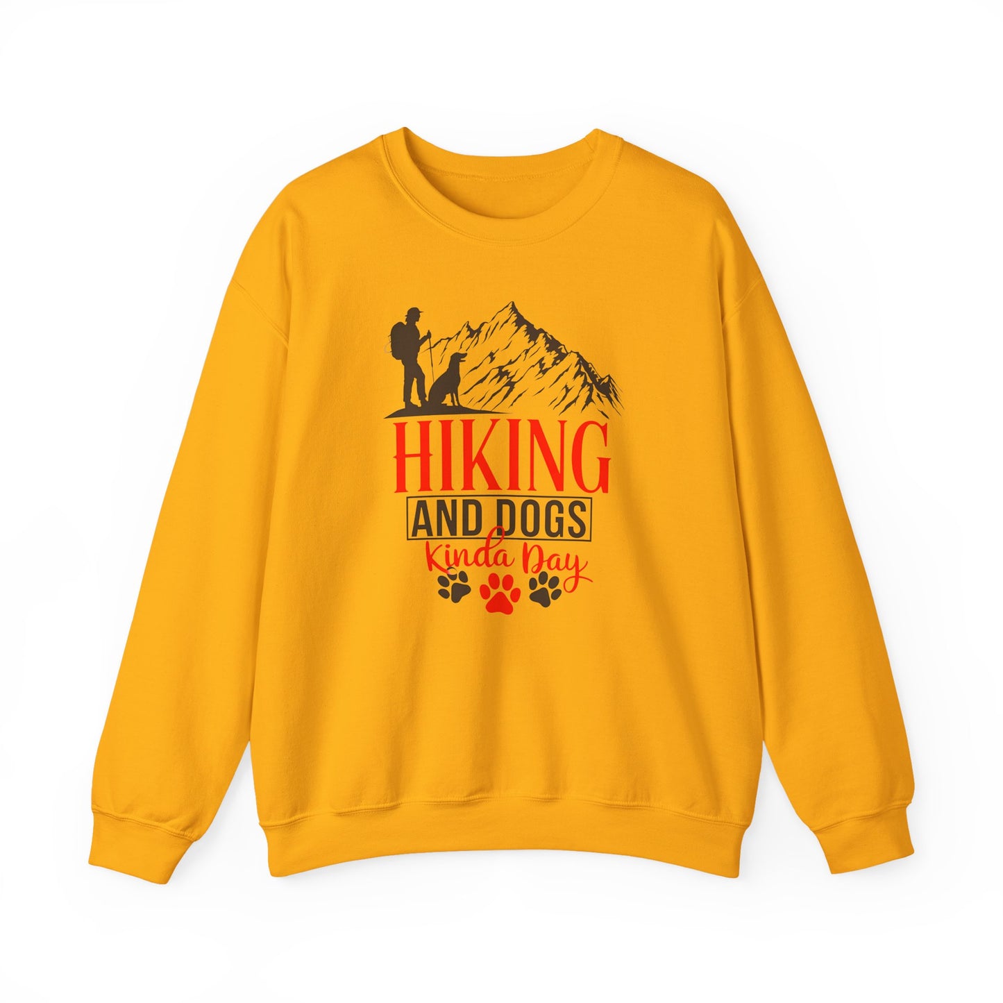 Hiking and Dogs Kinda Day Unisex Sweatshirt