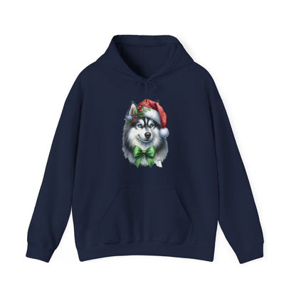 Husky Santa Hoodie | Festive Christmas Dog Sweater