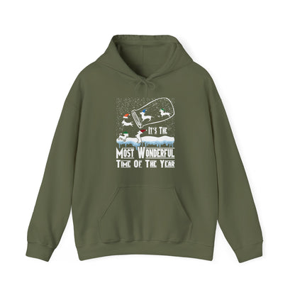 Dachshund Snow Globe Hoodie | Most Wonderful Time