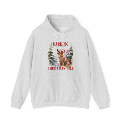 Barking Around the Christmas Tree Hoodie