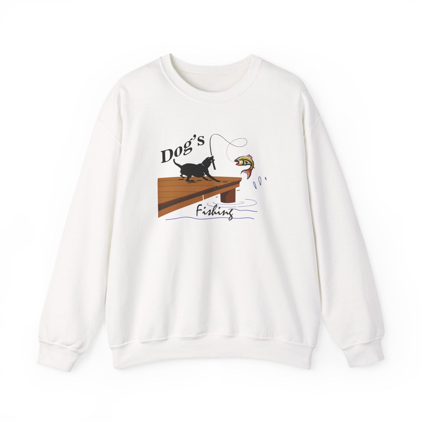 Dog's Fishing Trip Unisex Sweatshirt