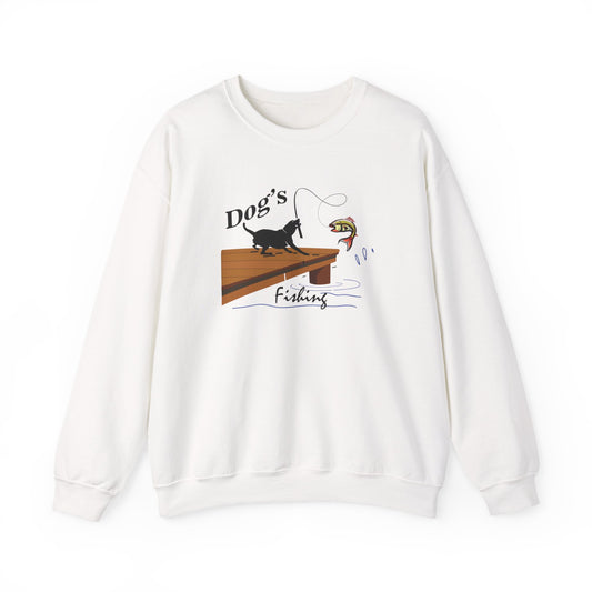 Dog's Fishing Trip Unisex Sweatshirt