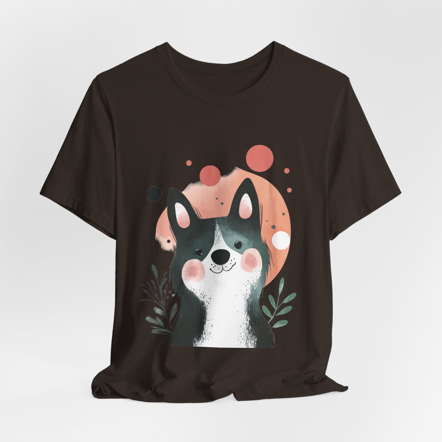 Smiling Akita Minimalist Unisex Tee