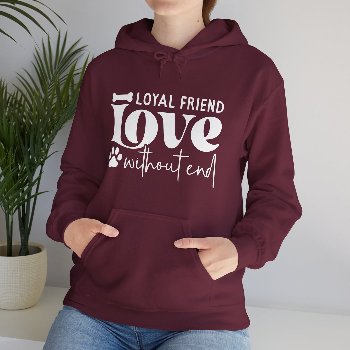 Loyal Friend Love Without End Hoodie | Dog Lover Gift