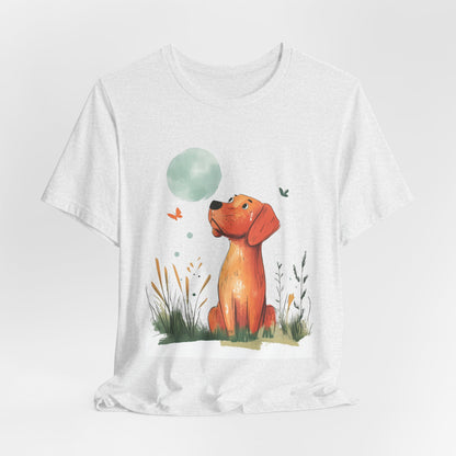 Curious Pup & Bubble Dreams – Unisex T-Shirt
