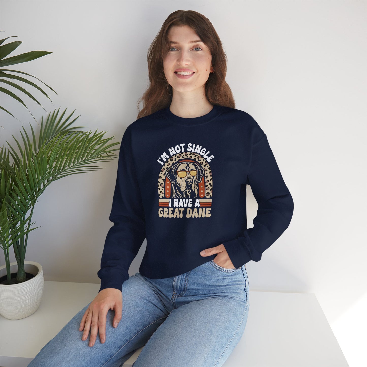 Great Dane Life Hoodie | Funny Not Single Dog Mom Gift