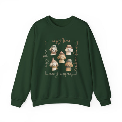 Cozy Woofmas Sweatshirt | Stylish Poodle Squad Sweater