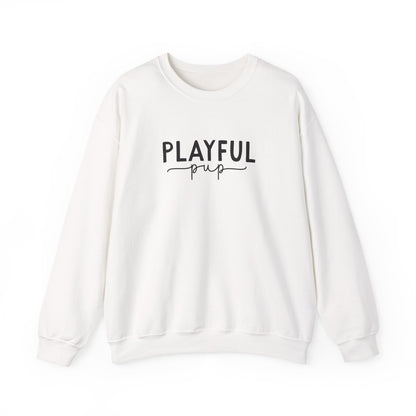 Playful Pup Unisex Sweatshirt | Minimalist Aesthetic Dog Gift