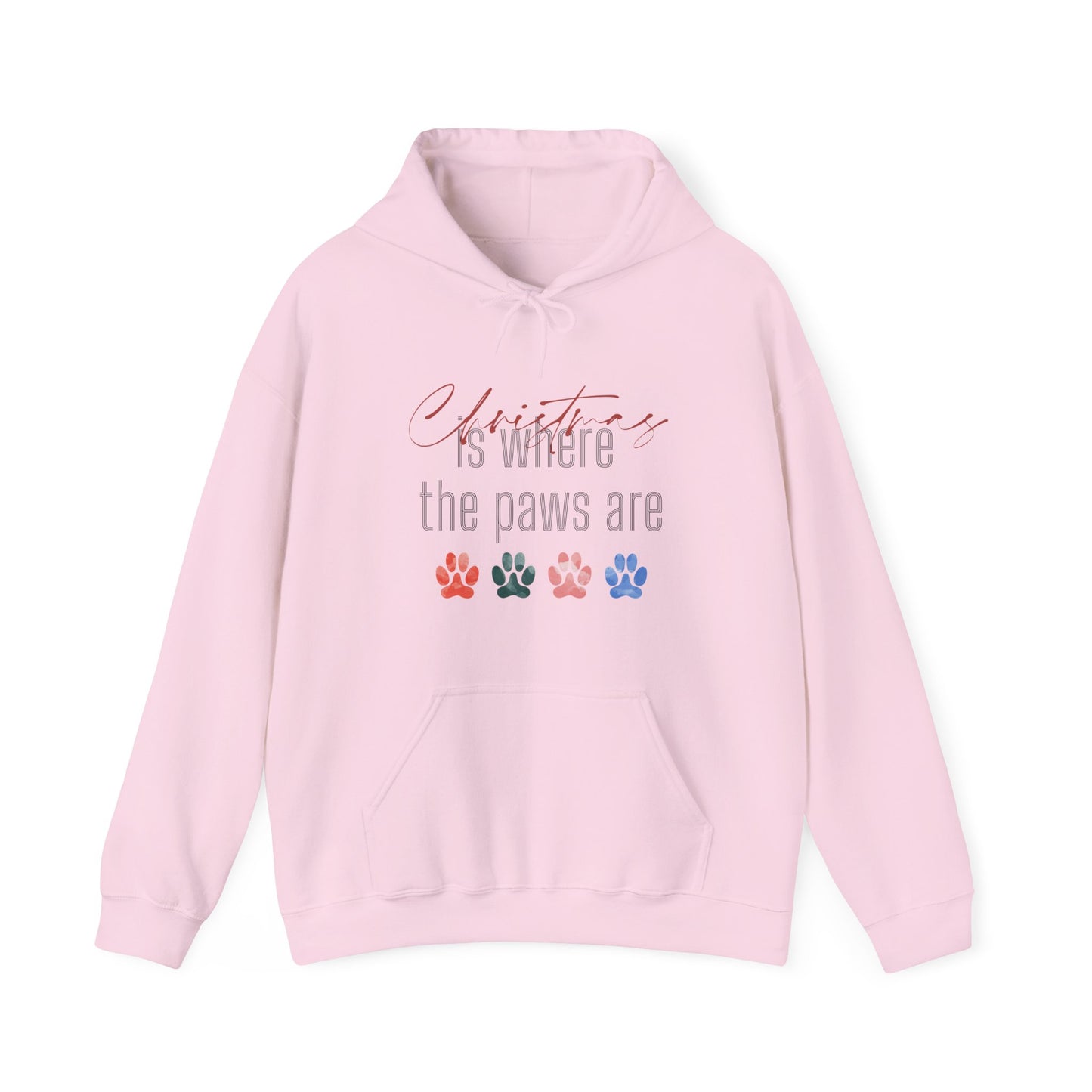 Christmas Is Where The Paws Are Hoodie