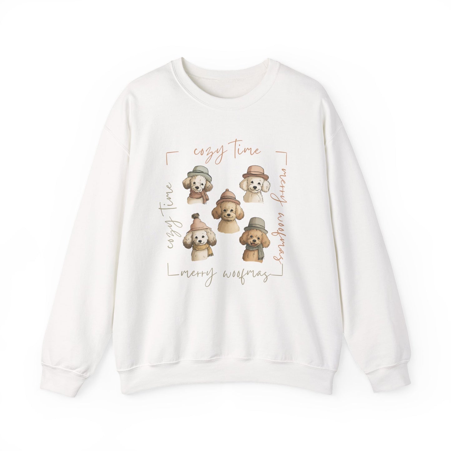 Cozy Woofmas Sweatshirt | Stylish Poodle Squad Sweater