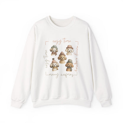 Cozy Woofmas Sweatshirt | Stylish Poodle Squad Sweater