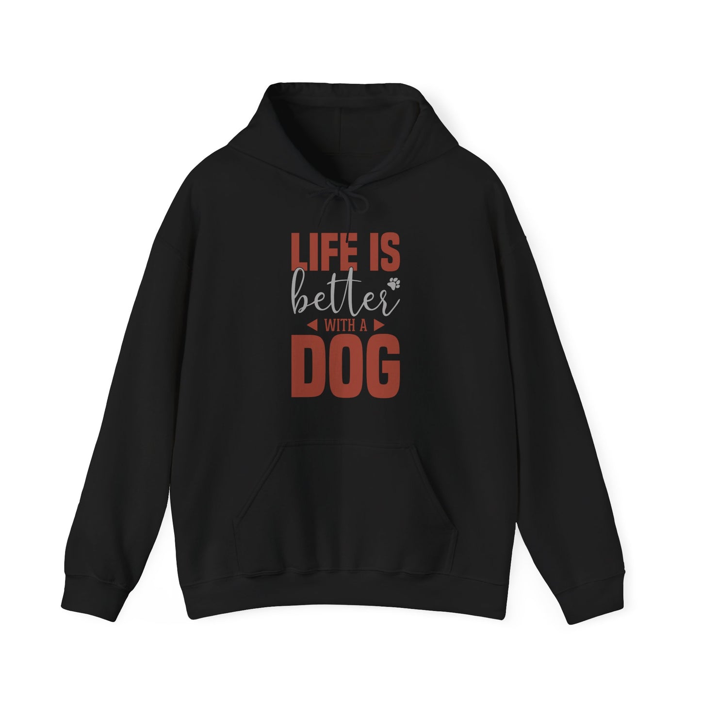“Life Is Better With a Dog” Unisex Hoodie