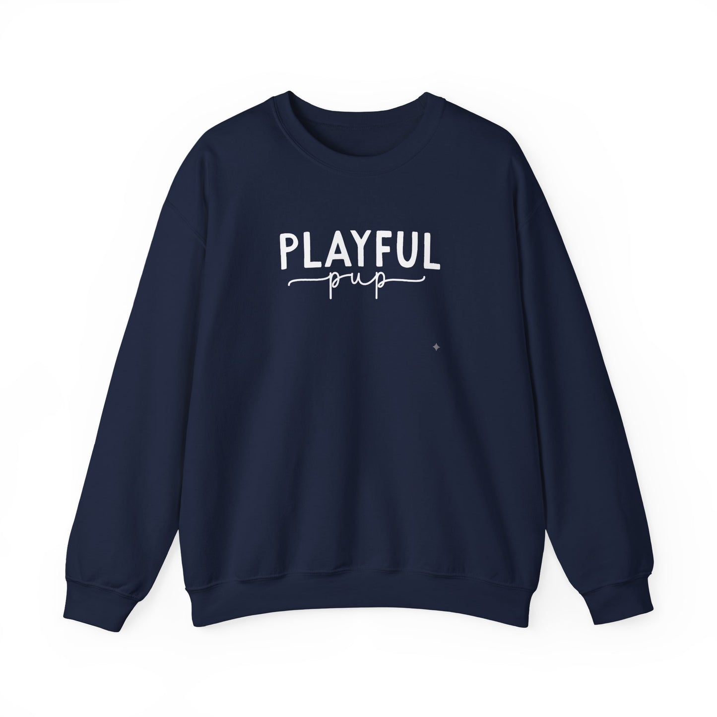 Playful Pup Unisex Sweatshirt | Minimalist Aesthetic Dog Gift